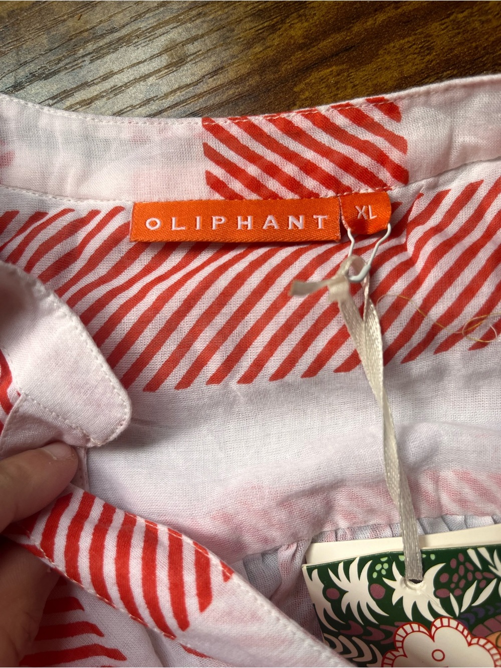 Oliphant NEW Coral and White Striped Tiered Mini Dress XL - Picture 8 of 14
